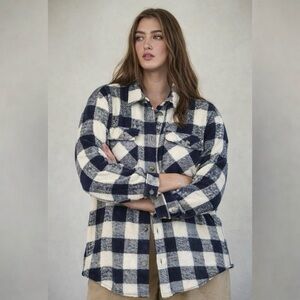Sundry Lumberjack Plaid Jacket 3 XL